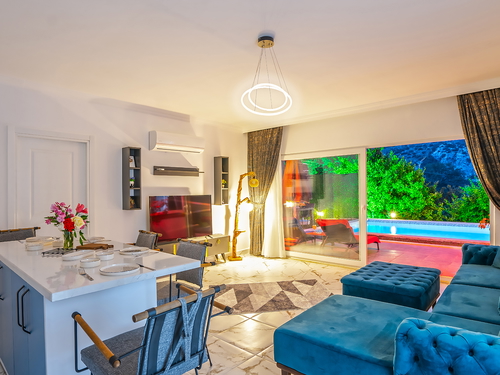  gece  -  Kasım
  | Kalkan İslamlar'da Jakuzili, Muhafazakar Villa: Doğayla İç İçe Tatil